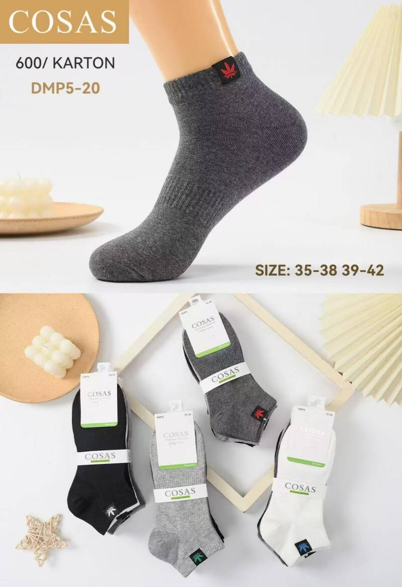 Skarpety damskie Roz 35-42, Mix kolor Paczka 40 szt